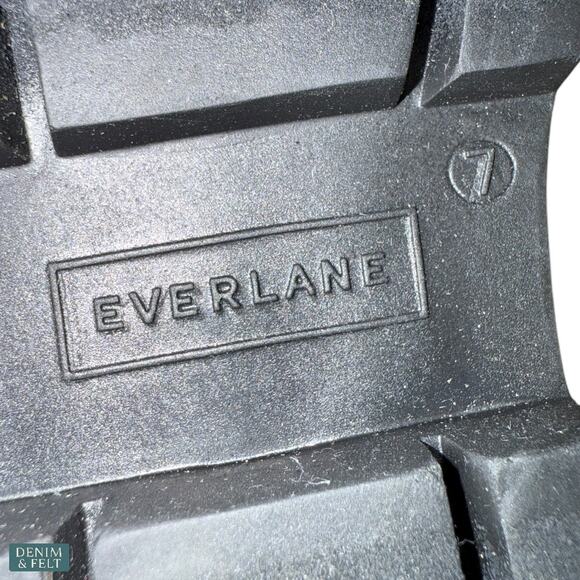 Everlane The Rain Boot Forest Green Black Chunky Chelsea Waterproof Sz 10 NEW - Picture 16 of 16